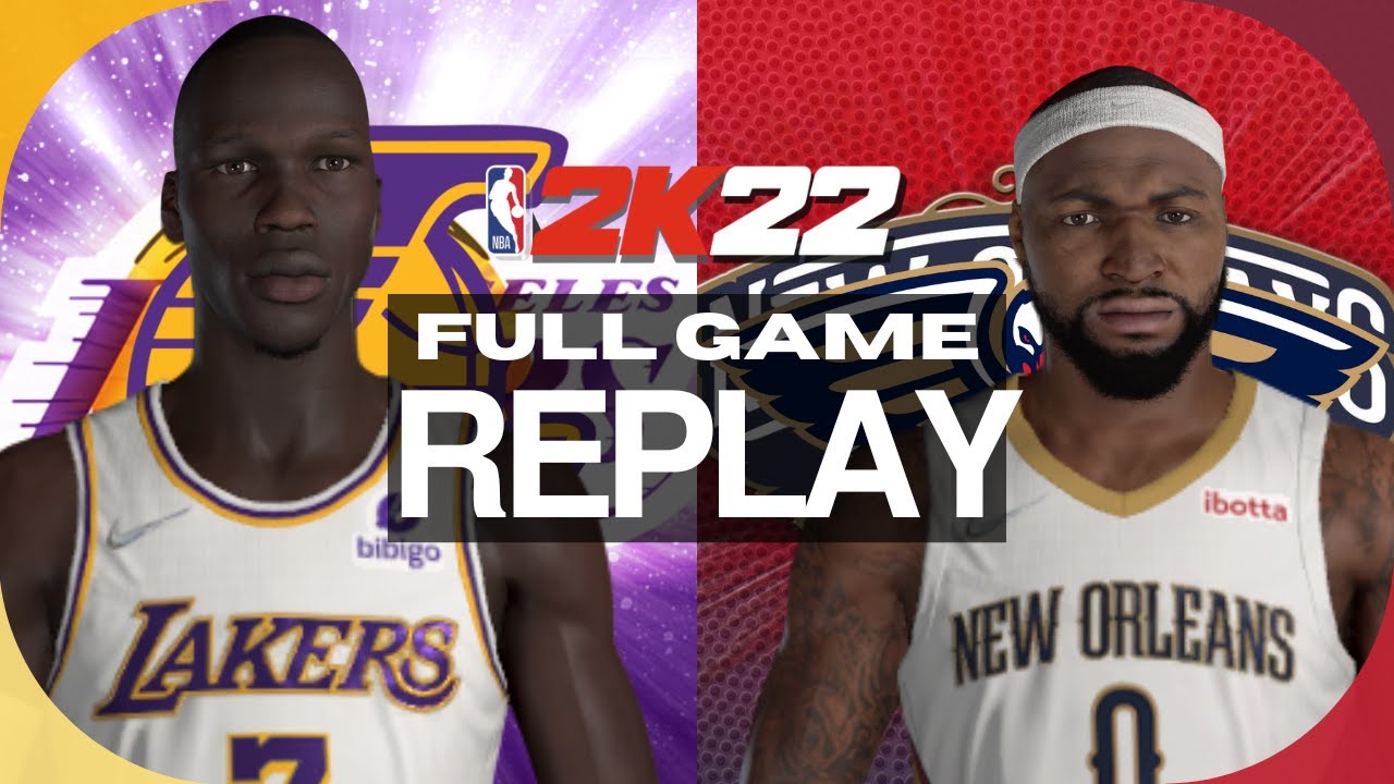 LAKERS at PELICANS | FULL GAME REPLAY | January 8, 2020 [NBA 2K22]