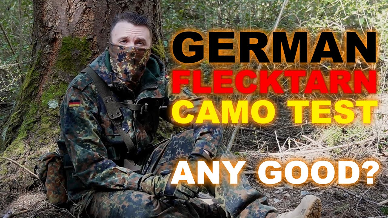 Тест немецкого камуфляжа Flecktarn