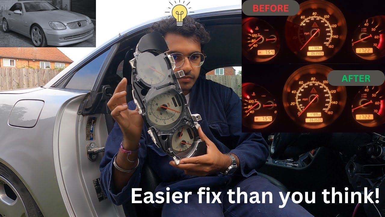Gauge Cluster Removal - Bulb Broken, SLK 230 1999 R170