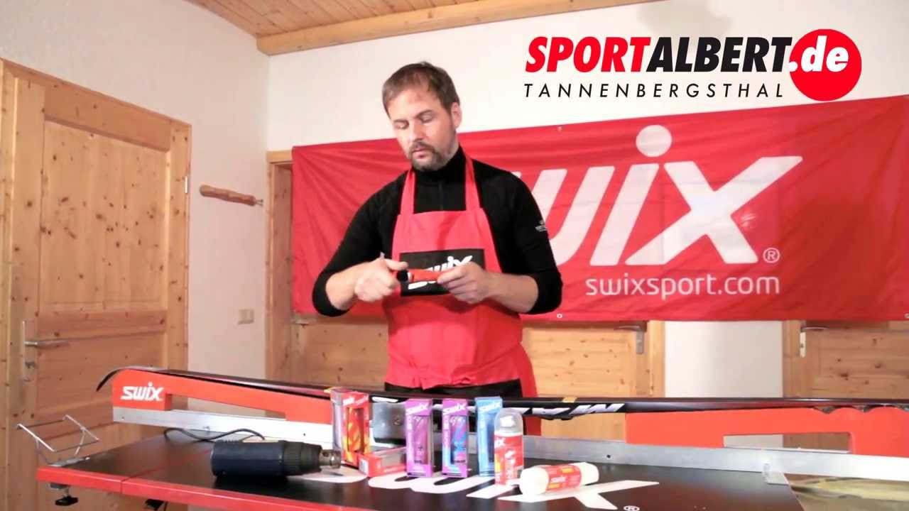 Langlaufski wachsen - Steigwachs Aufbringen: Klister