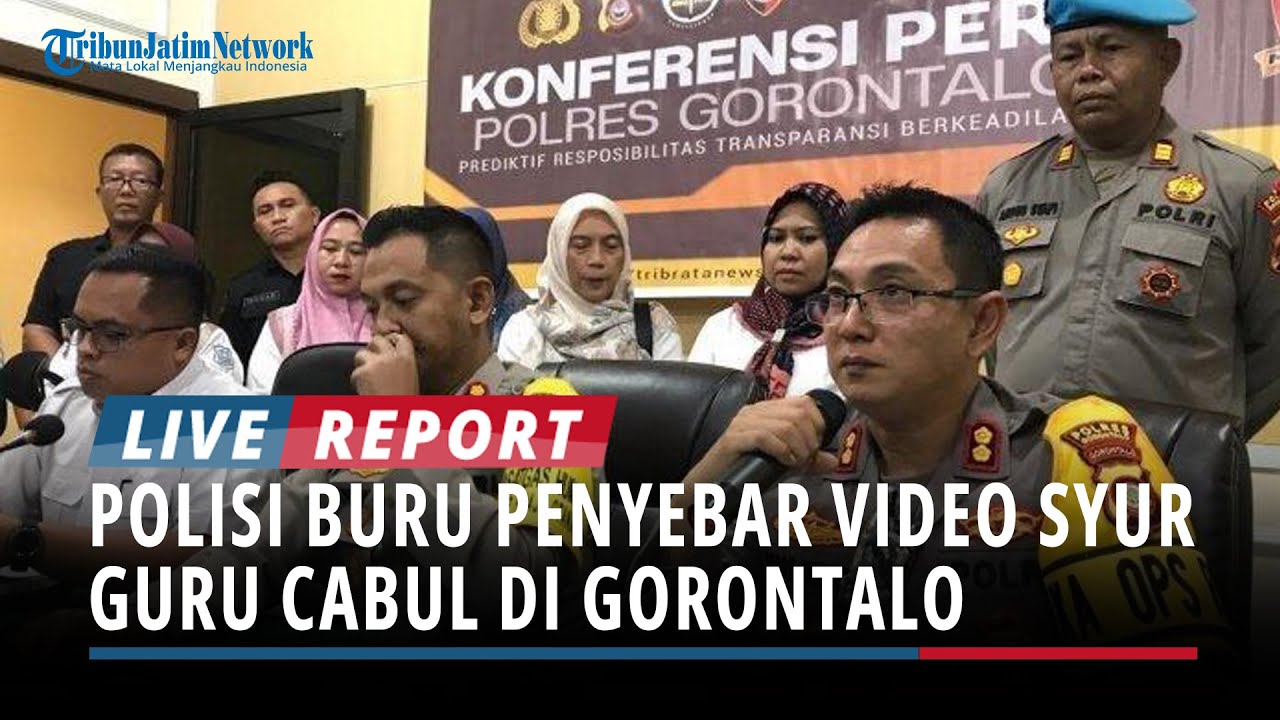 Video Syur Guru Cabul di Gorontalo Tersebar, Polisi Buru Penyebar hingga Netizen yang Ikut Sebar