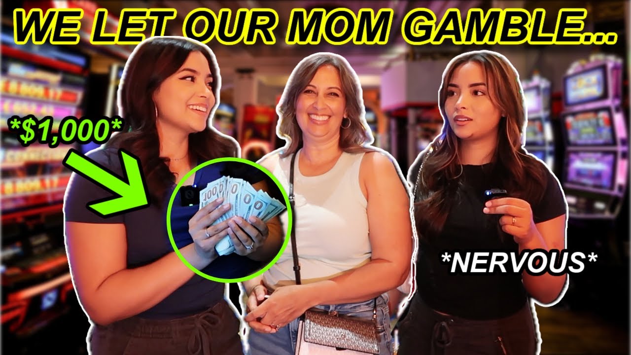 GIVING OUR MOM $1,000 FOR THE CASINO! *BONUS GAMES*