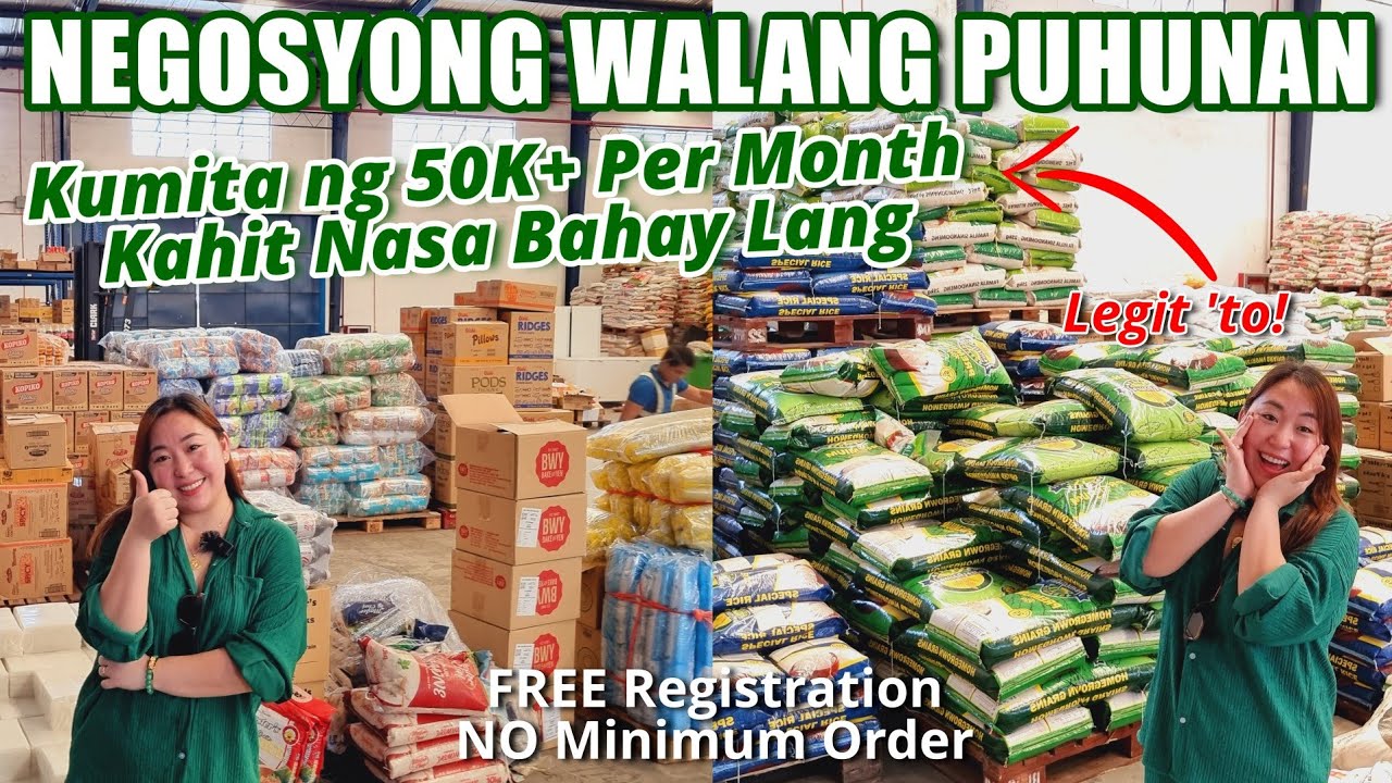 LEGIT! NEGOSYO NA ZERO PUHUNAN, KUMITA NG 50K+ PER MONTH! Pwede Kahit Nasa Bahay Lang
