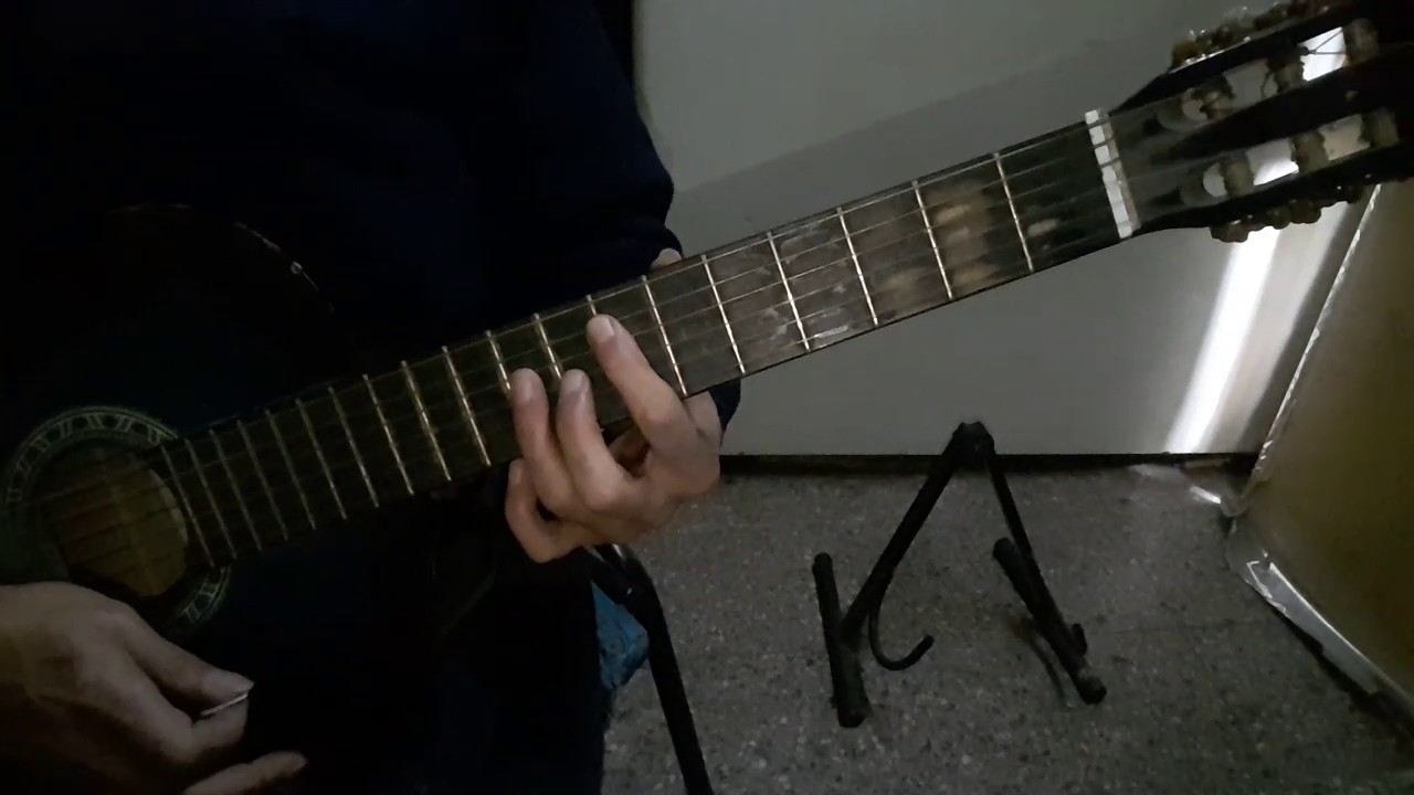 Cómo tocar Hermética Víctimas del vaciamiento con guitarra criolla Acordes Tutorial Letra