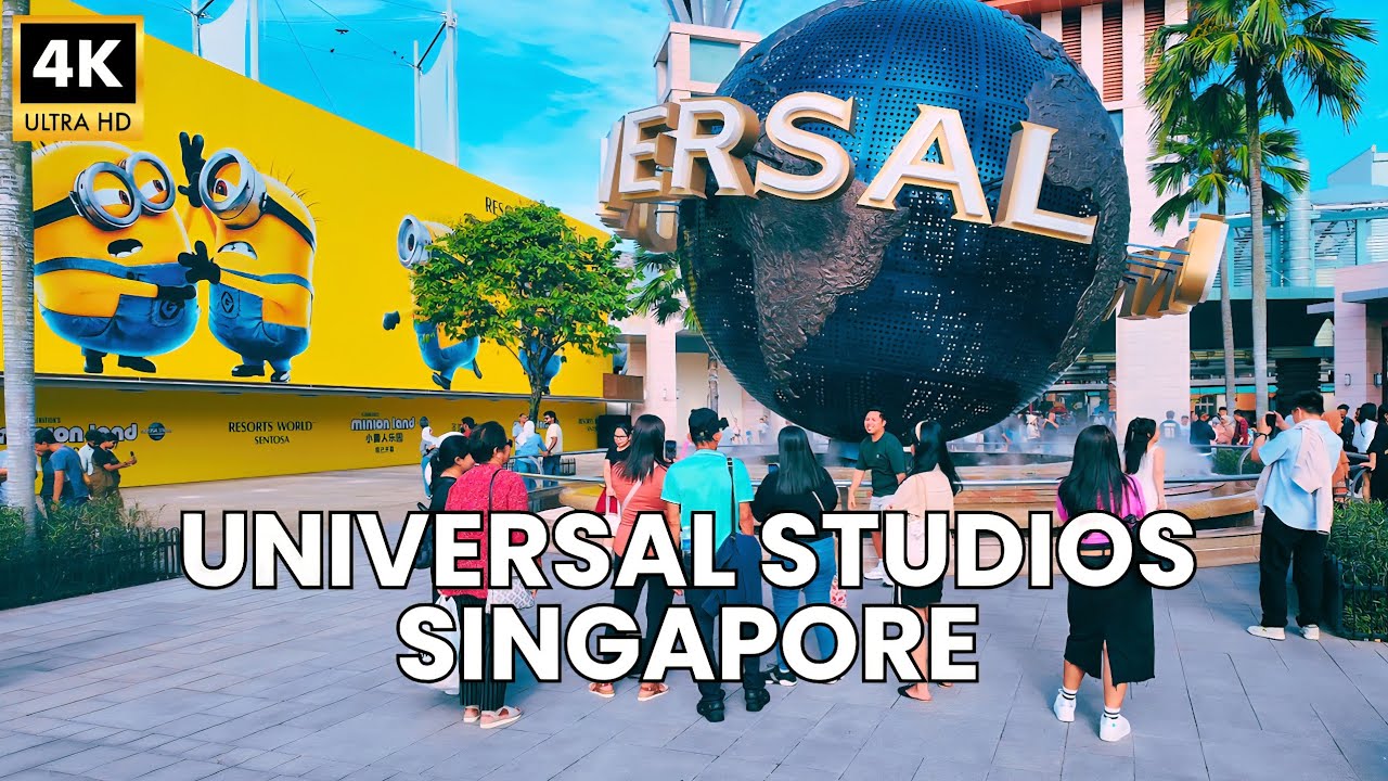 Universal Studios Singapore FULL Tour 🇸🇬 Day & Night Experience [4K]