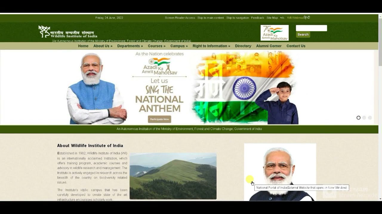 WII Project Assistant Recruitment 2022 | WII Project Assistant Vacancy 2022 | WII Bharati 2022