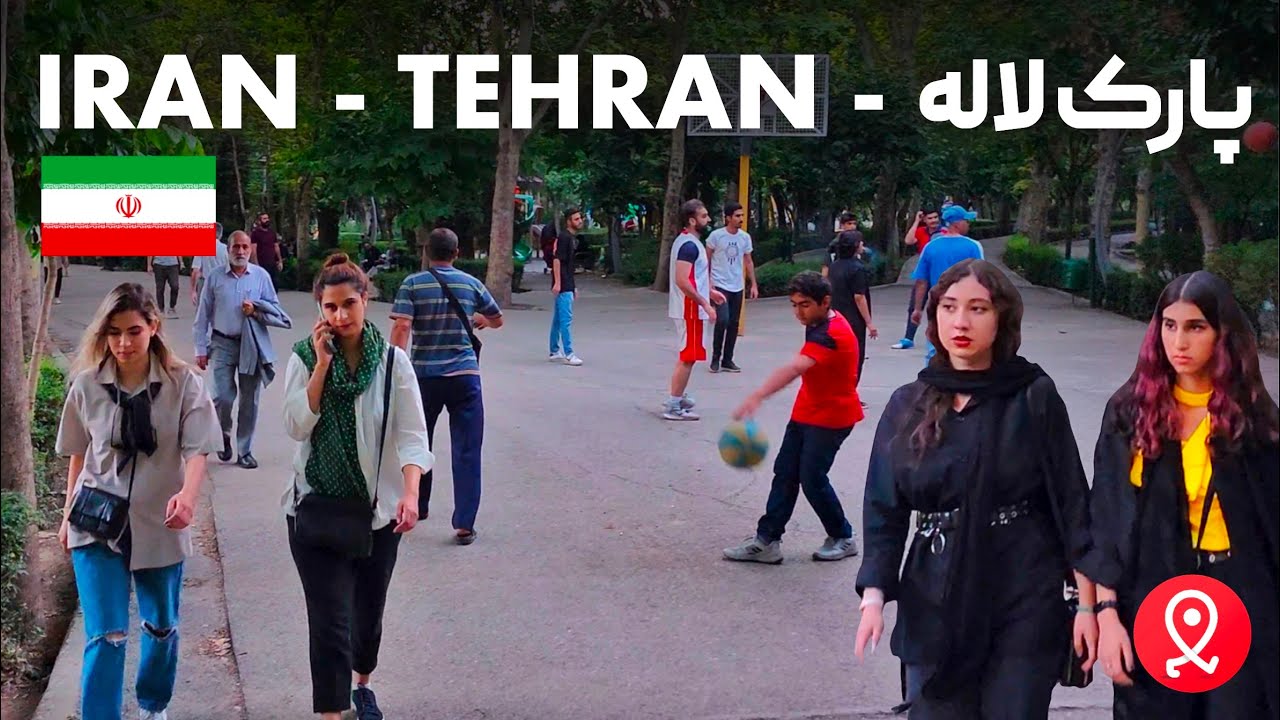🇮🇷 Tehran, Iran Walking Tour - Laleh Park -   پارک لاله تهران