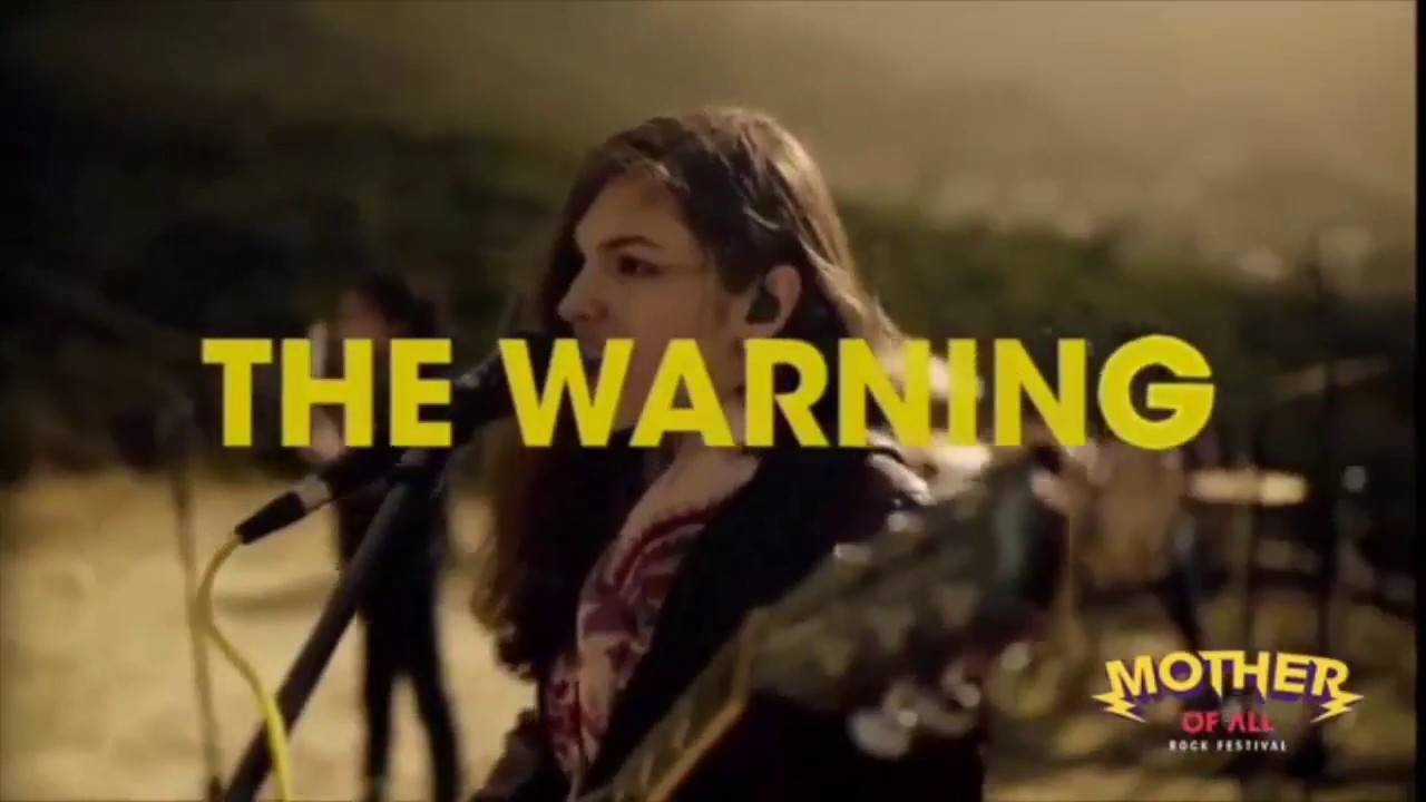 Presents The Warning - Line-up of the Mother of All Festival in a very original way