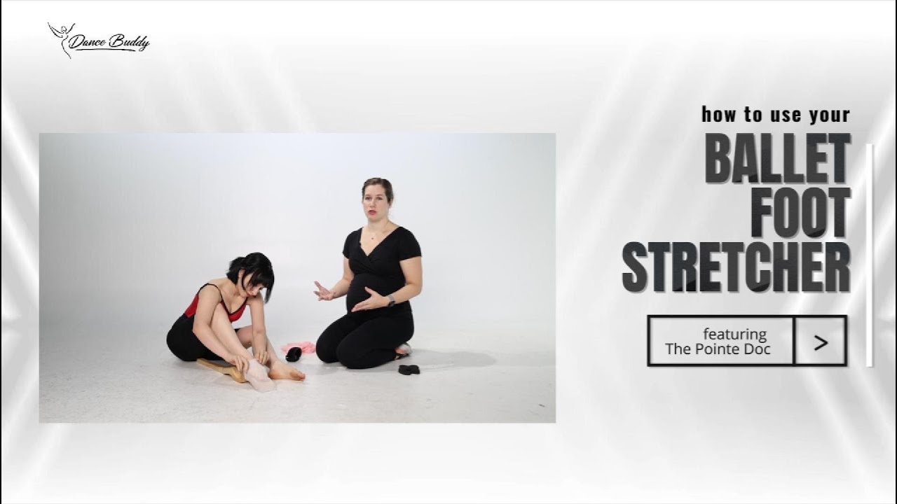 Physical Therapist Demonstrates Proper Use of a Ballet Foot Stretcher