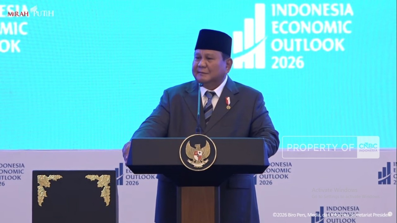 Komitmen & Target Prabowo di Indonesia Economic Outlook 2026