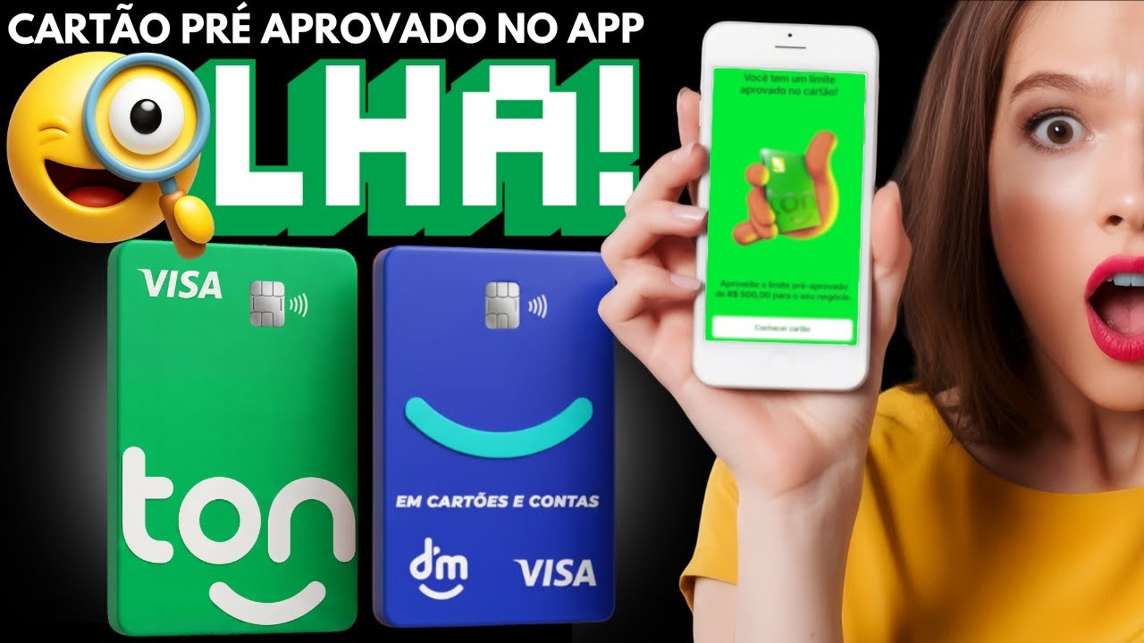 TON LIBERANDO A FUNÇÃO CRÉDITO PARA SEUS CLIENTES E APARECENDO CARTÃO NO APP DA DM SEM SOLICITAR