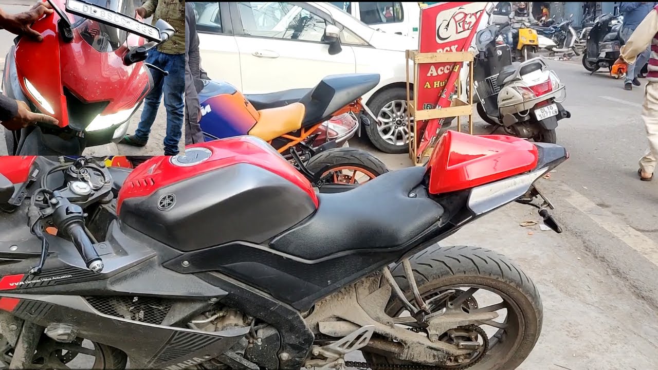 Yamaha R15 Seat cowl | Yamaha R6 headlight Look for Yamaha R15 | Born Creator