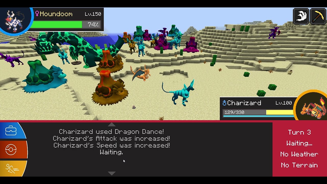 All Boss Pokemon that spawn in the Beach and Desert Biome (Pixelmon 1.12.2)