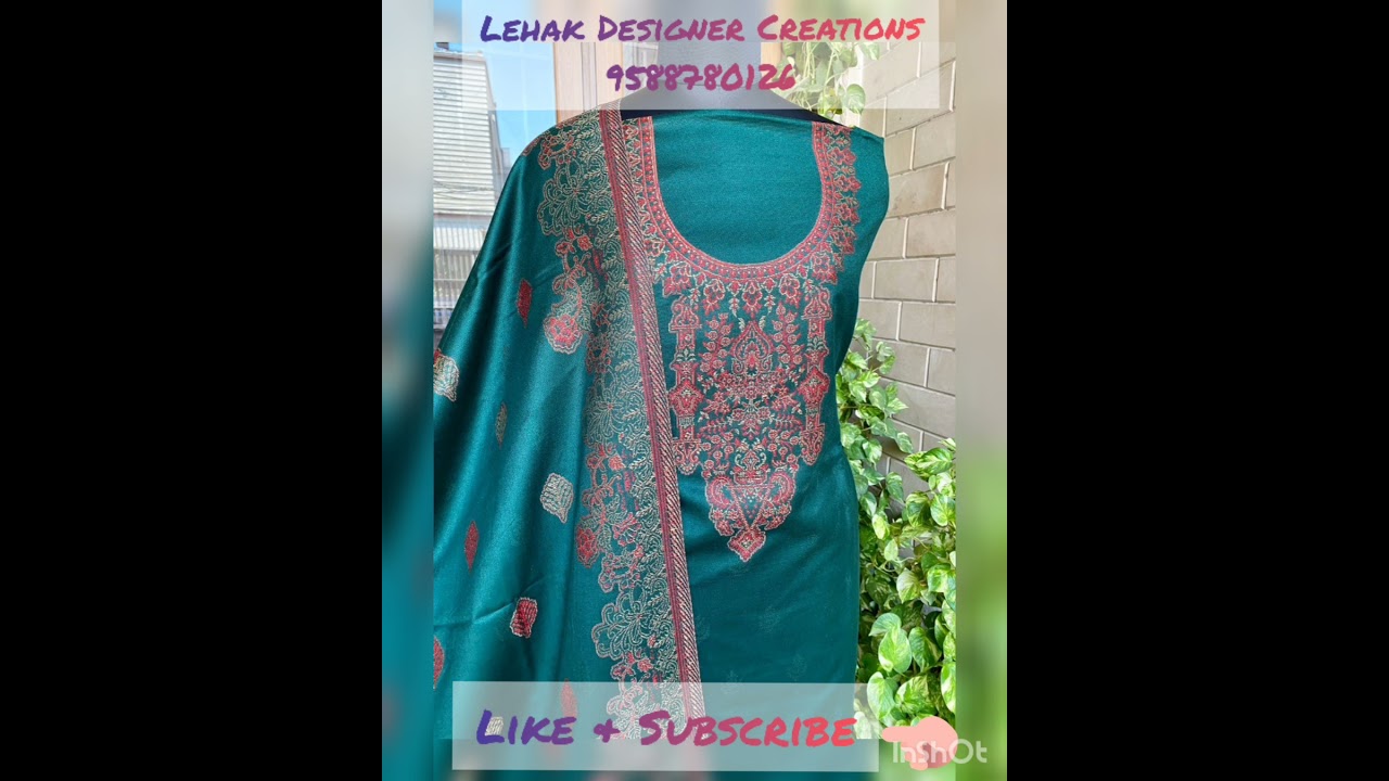 Kanni & zari weaved Pushmina suits with Shawl & fully weaved bottom: Elegant,soft,warm & classy wear