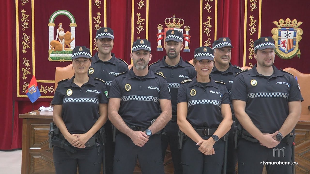 Toma de posesión nuevos policías locales de Marchena 08-09-2023