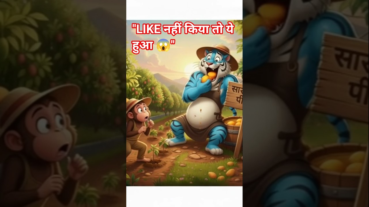 “एक Like ने बदल दी किस्मत! बंदर का बाघ बन गया हीरो” ll🐒🐅ll 