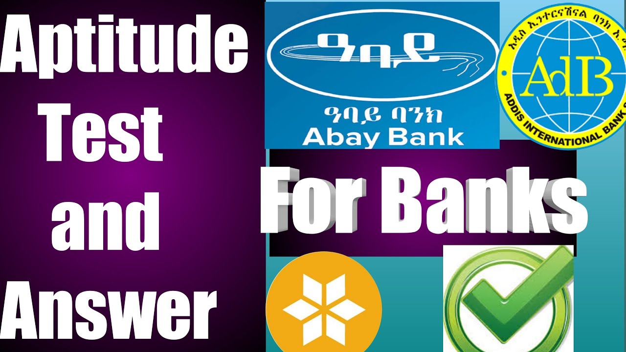 Abay Bank Aptitude Test And Answer(የ ባንክ መግቢያ ፈተና እና መልስ በ አማርኛ)/Josa HD online school/Abugida media