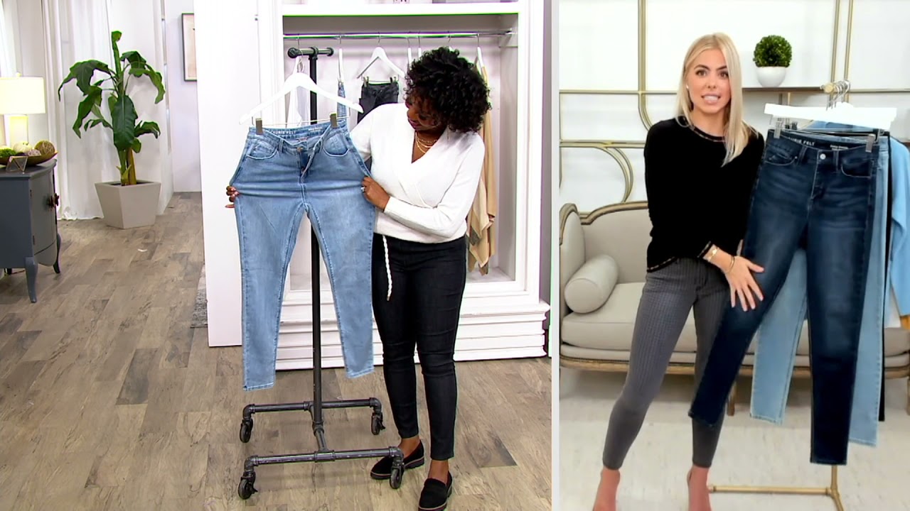 Laurie Felt Daisy Denim 5-Pocket Ankle Skinny Jeans on QVC
