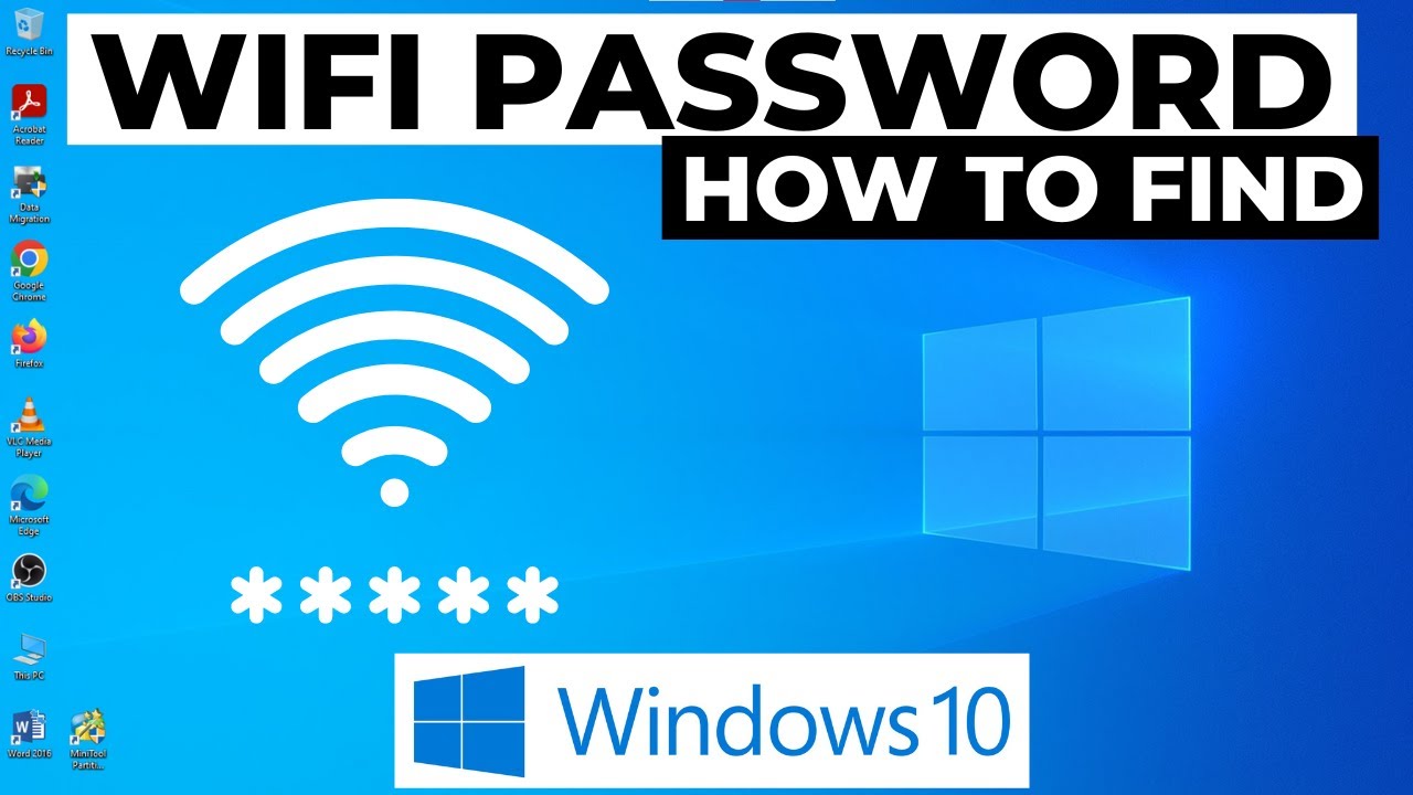 Как найти пароль Wi-Fi на компьютере с Windows 10