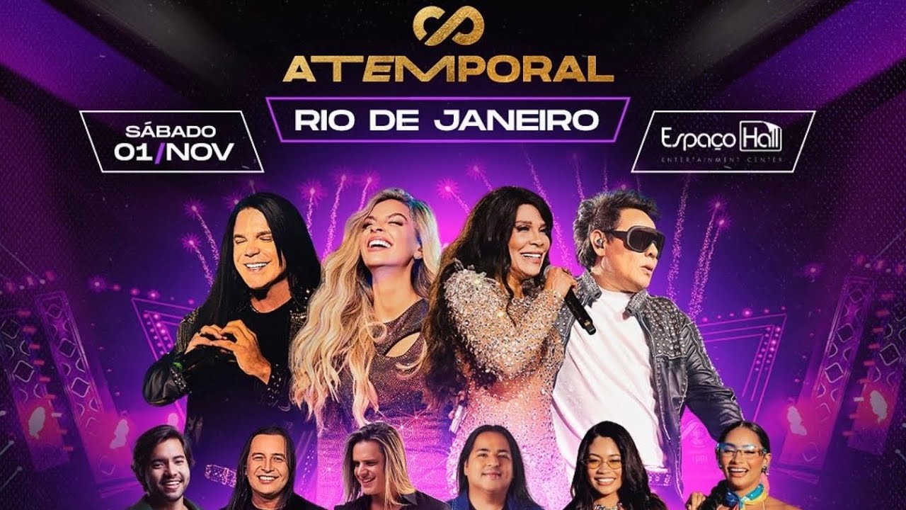 Calcinha preta atemporal Rio de janeiro no espaço Hall RJ 01/11/2025 último show com silvania aquino