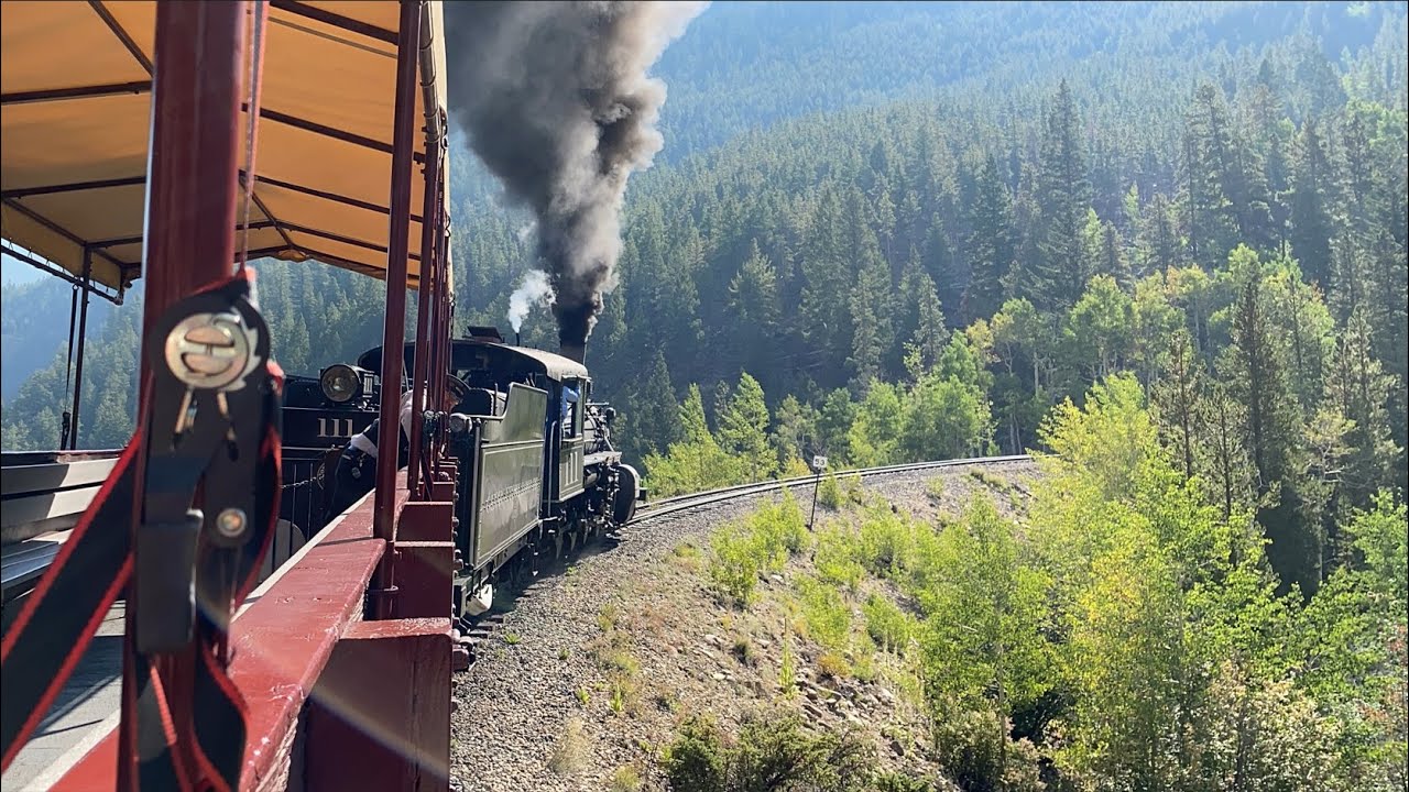 Riding Behind Georgetown Loop Railroad Narrow Gauge Steam Locomotive No. 111 (9/8/21)