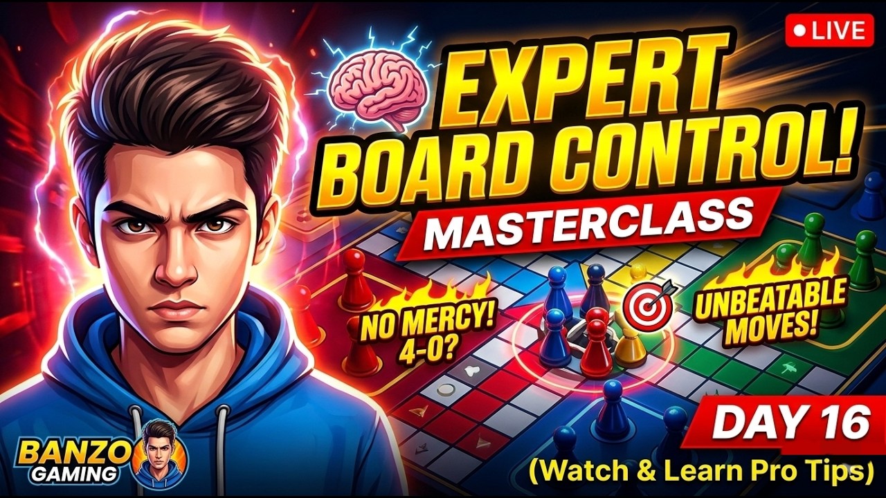 Pro Level Ludo Gameplay! 🧠 EXPERT BOARD CONTROL MASTERCLASS 🎯 Day 16