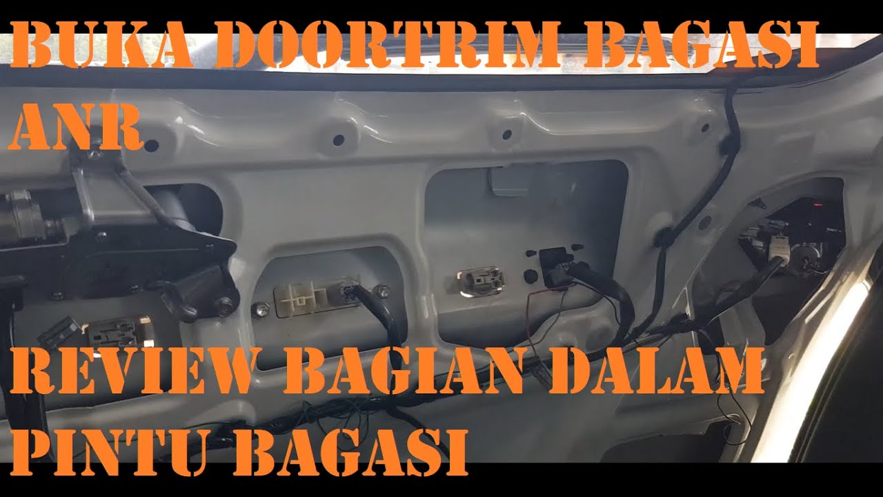 Cara membuka dan memasang doortrim pintu bagasi All New Rush