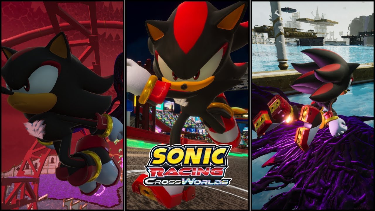 ⚫ Shadow on Foot! Sonic Racing: CrossWorlds 4K