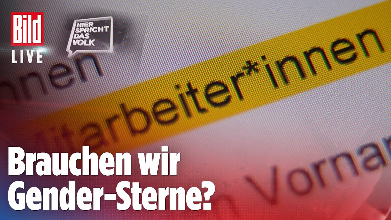 🔴 Gendern in der Sprache: Gleichberechtigung oder einfach nur Gaga? | Hier spricht das Volk