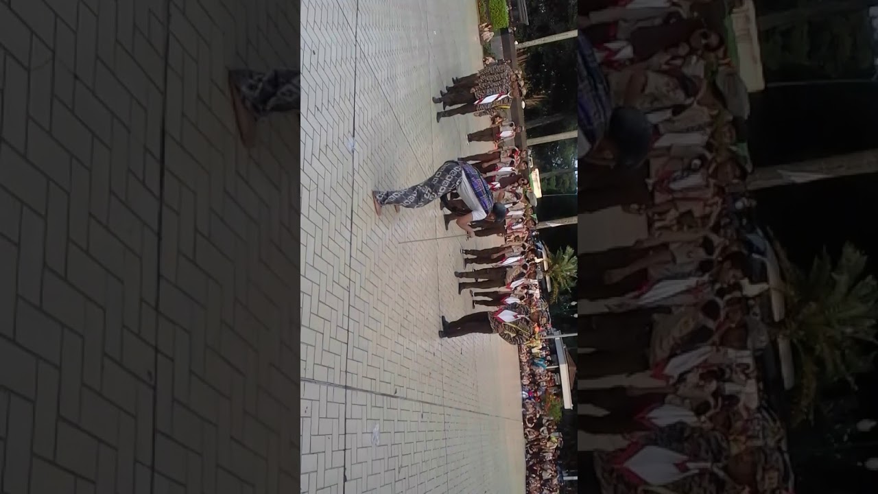 yel yel Daarul Uluum Scout Movement of Bantarkemang Bogor. 