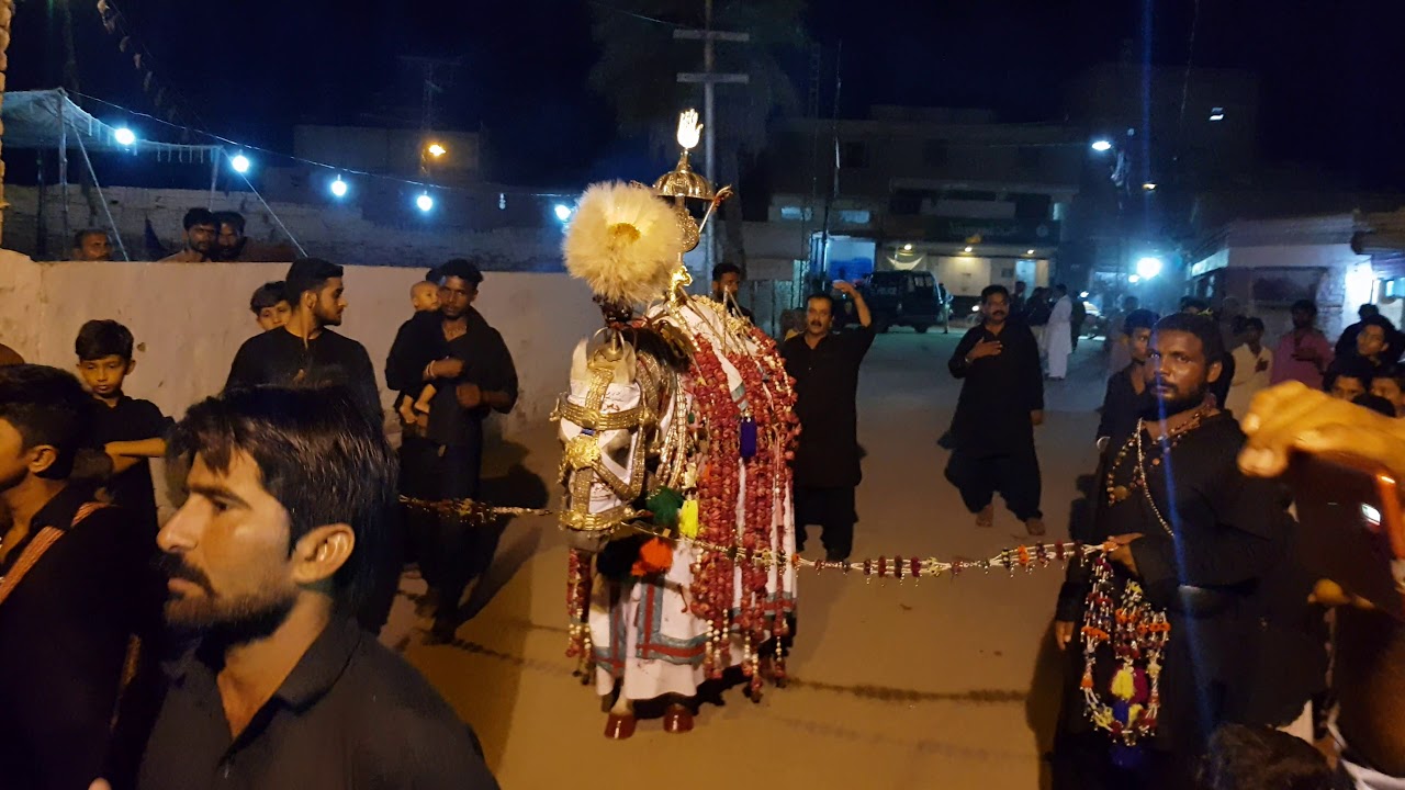 Qadeemi Juloos 19 Muharram 1441 2019, Mirza Paro Tando Thoro Hyderabad Sindh
