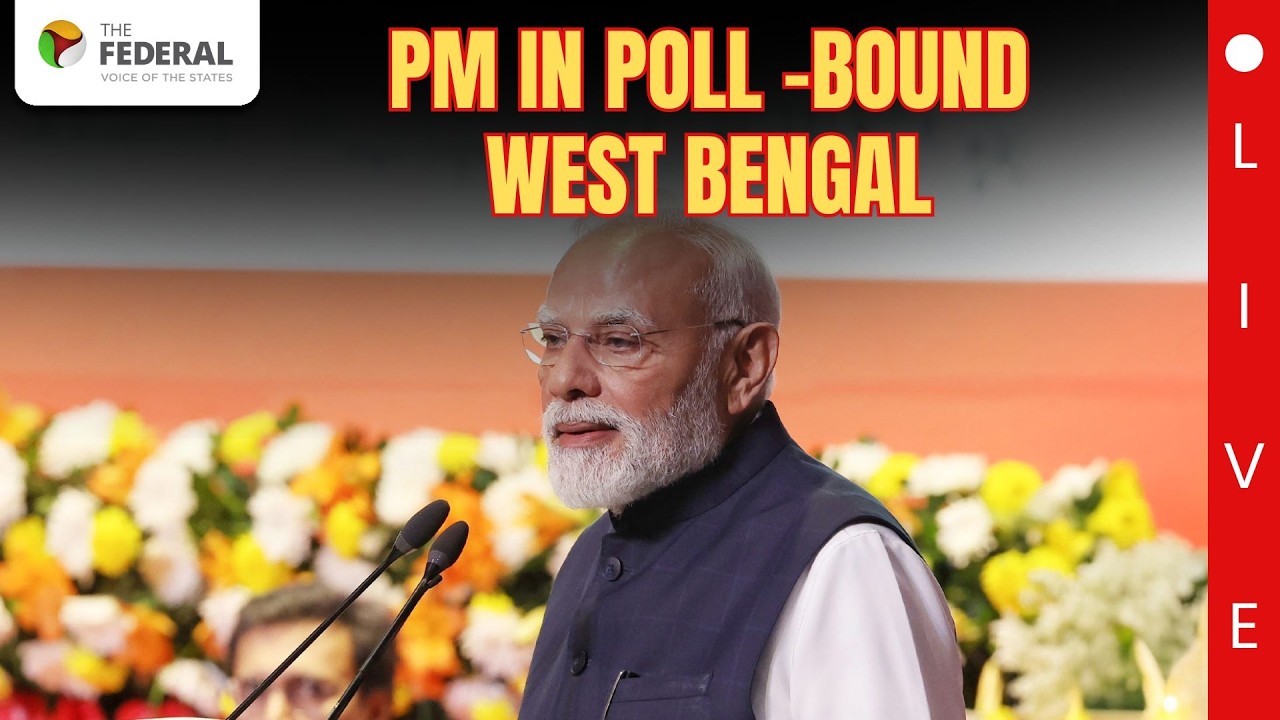 PM Modi LIVE From Mega Public Meeting At Birbhum | Bengal Political Showdown