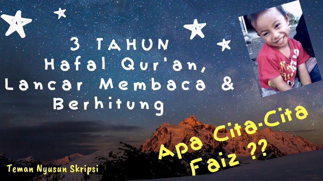 MASYAALLAH, Al-Qur'an & Kecerdasan otak anak ‼      Diakhir dengar baik² apa cita-citanya ❓