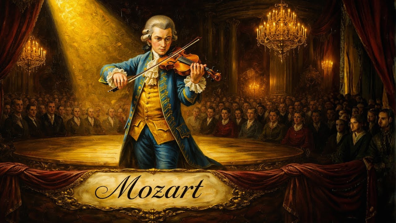 🎻Mozart’s Graceful Violin Serenade – Elegant Classical Solo