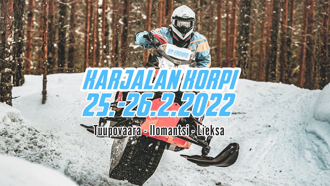 SM-Enduro Karjalan Korpi - haastattelut - lauantai 26.2.2022