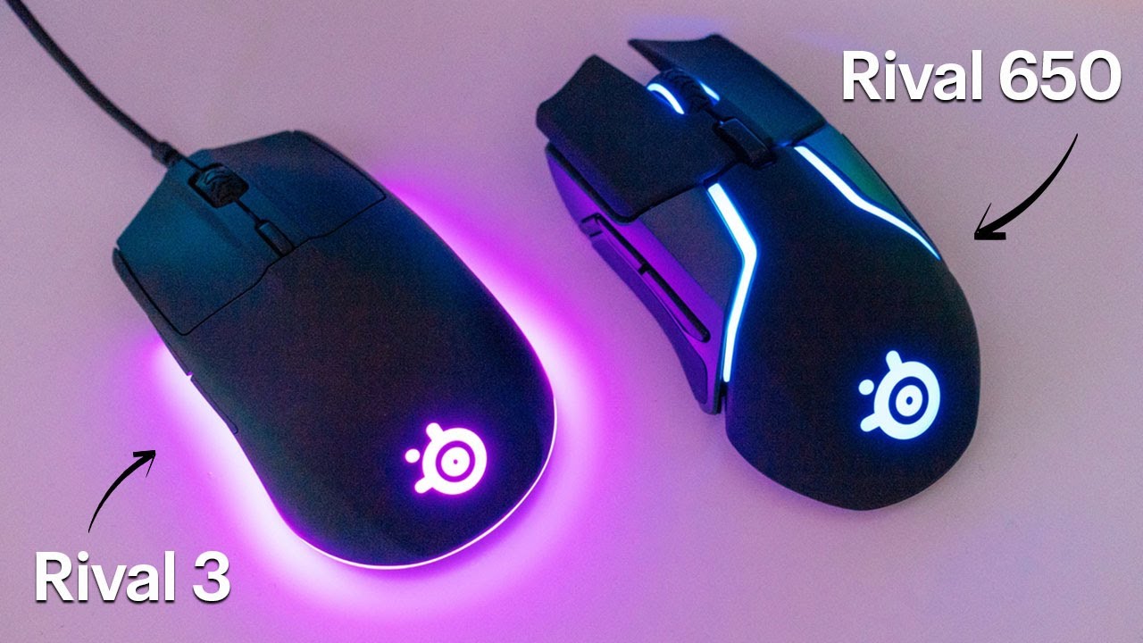 SteelSeries Rival 3 and Rival 650 Gaming Mice Review