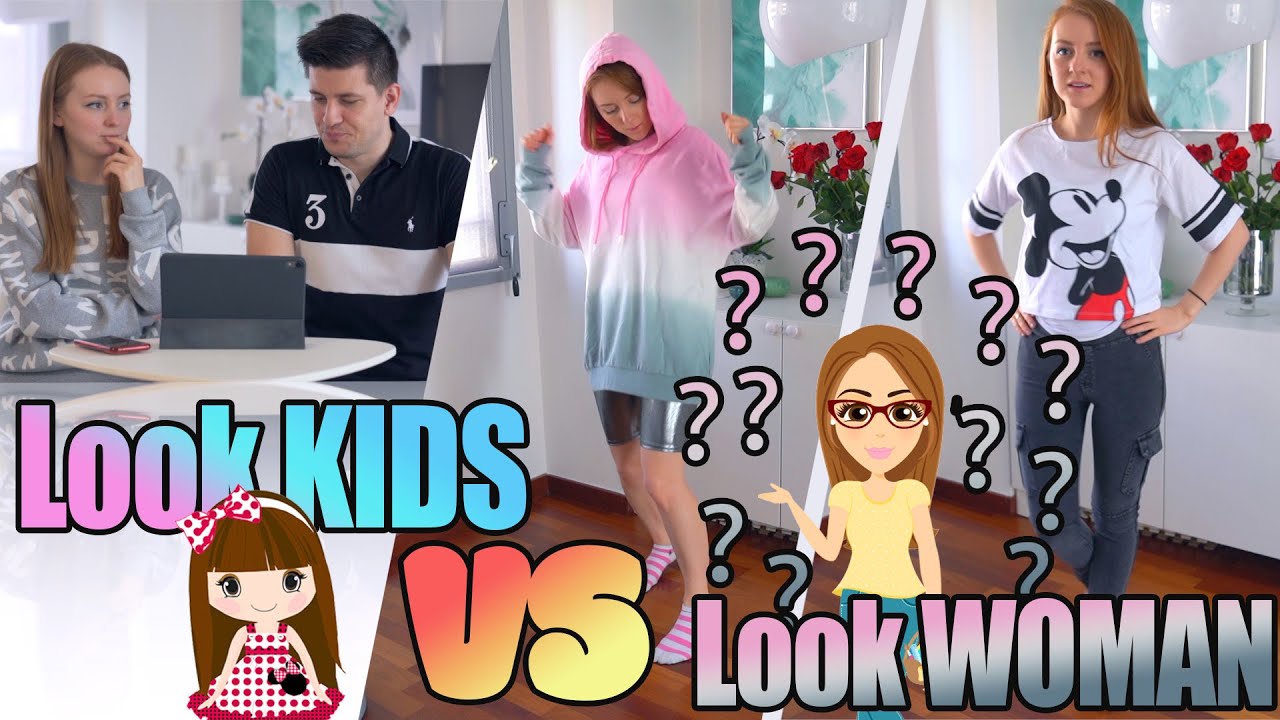 МУЖ УГАДЫВАЕТ ДЕТСКУЮ И ЖЕНСКУЮ ОДЕЖДУ! MAKEUPKATY