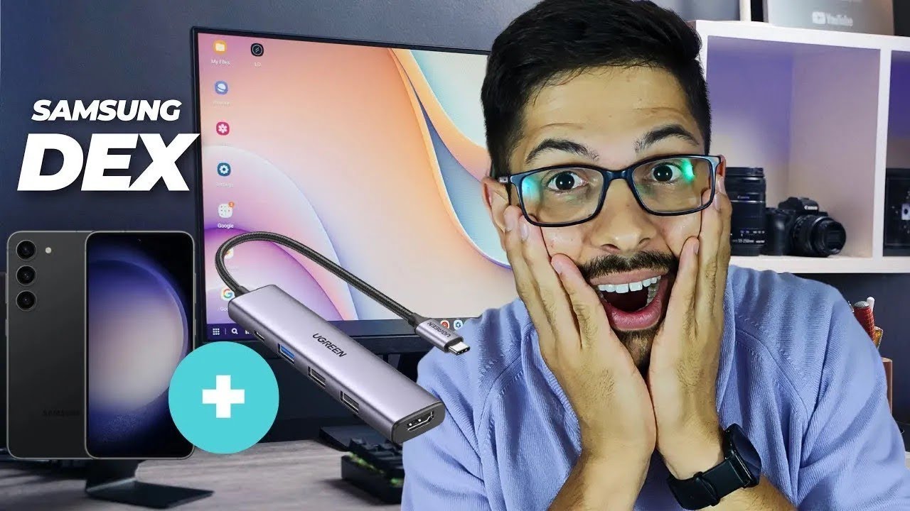 Como fazer o Celular VIRAR COMPUTADOR, é POSSÍVEL? Galaxy S23 + UGREEN