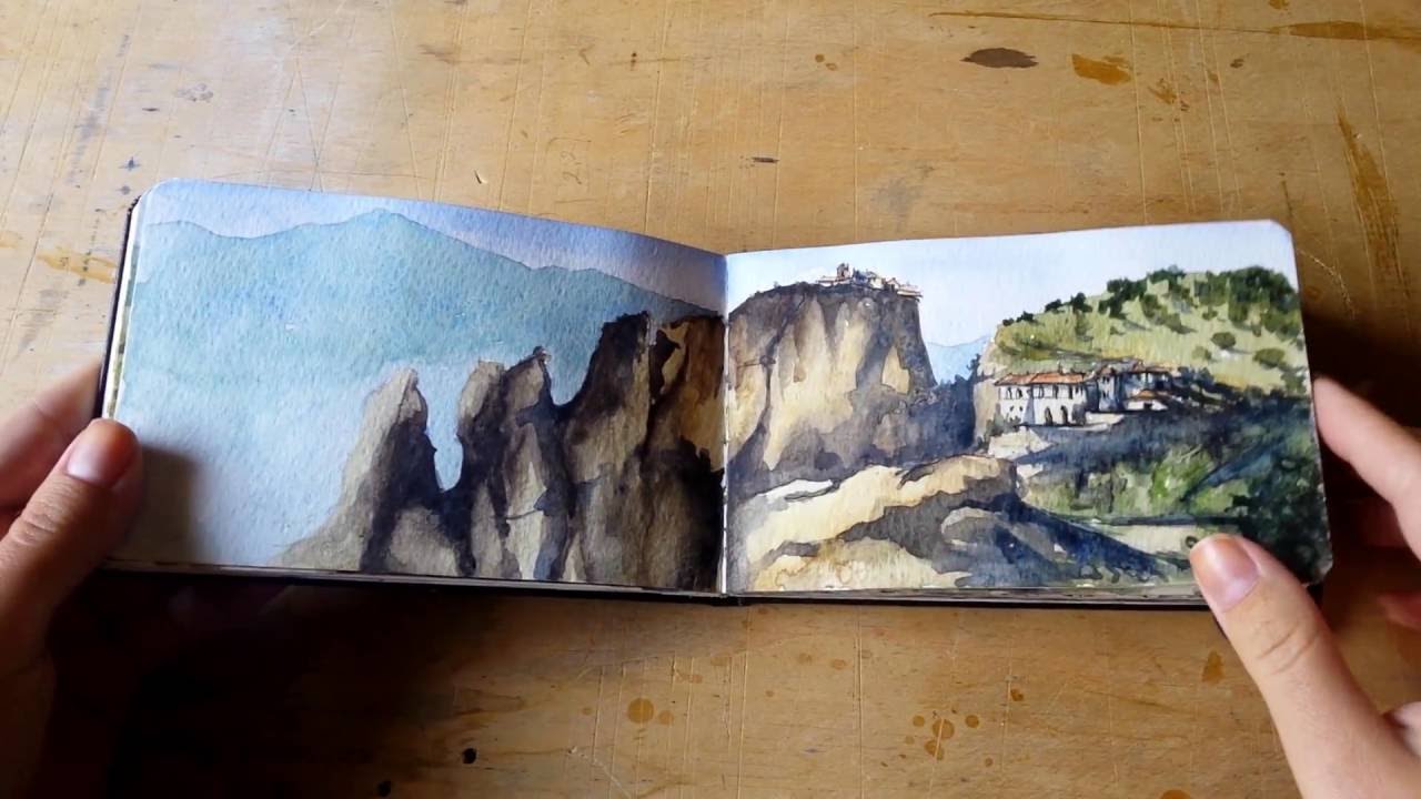 My Moleskine travel sketchbook No.1