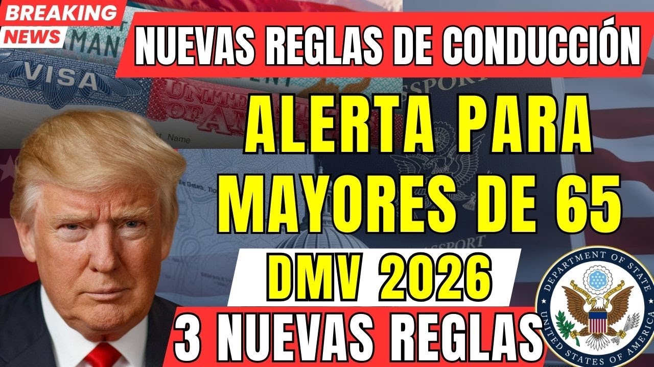 Nuevas Reglas de Conducción del DMV para 2026: ¡Los Conductores Mayores de 65 Años Deben Saberlas!