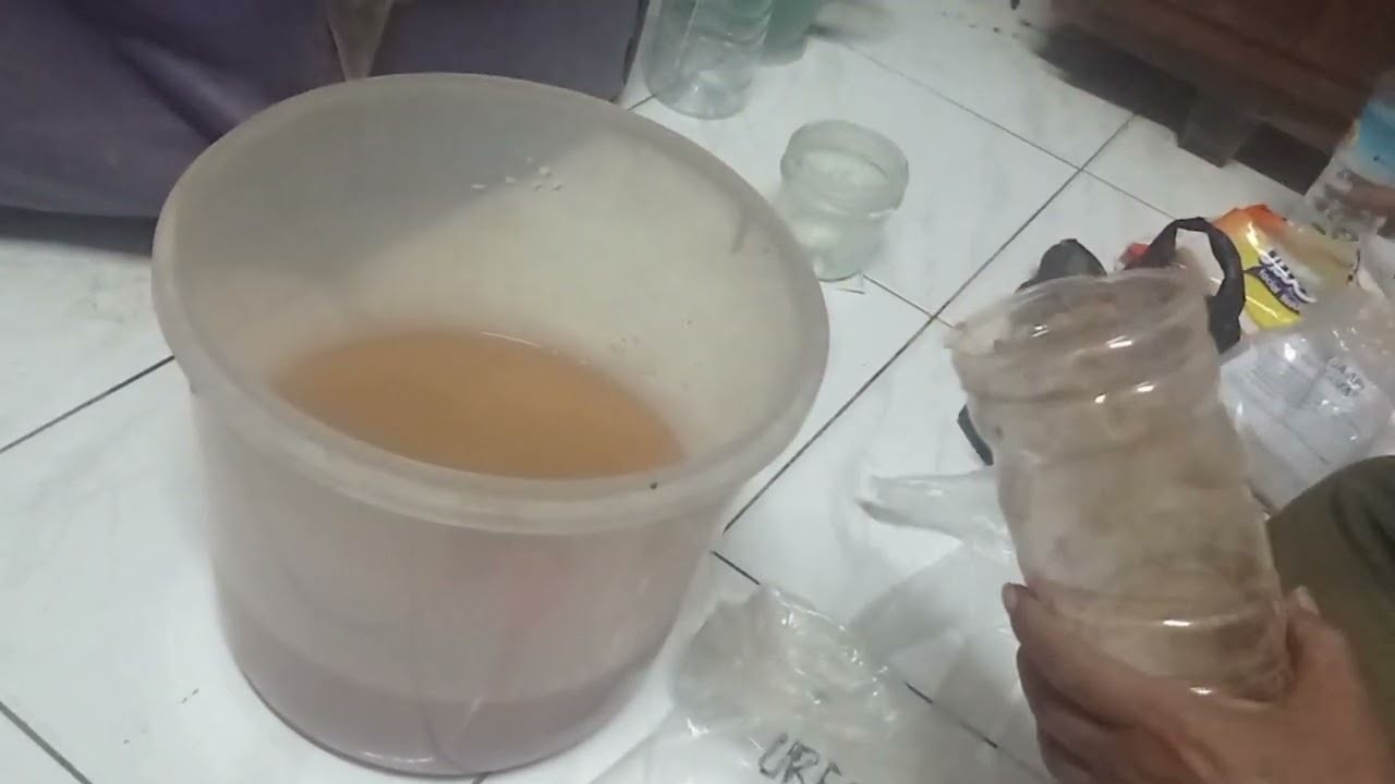 Mengolah Batuan Emas sampai jadi Endapan dengan sistem basa @AirRaja