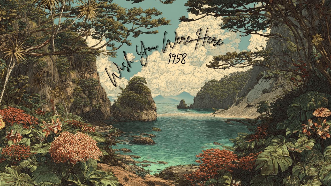 Vintage 1950s inspired Exotica and Tiki Rhythms