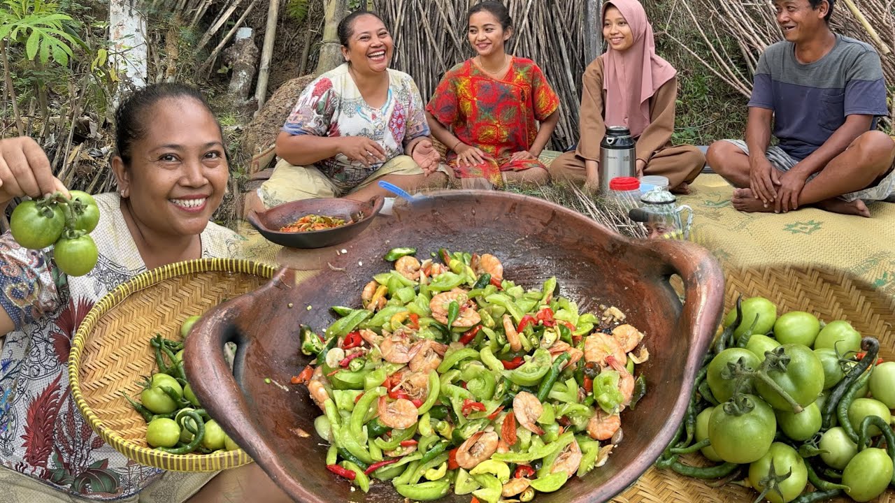 SAYUR TOMAT TUMIS UDANG || NYALUTTTTT TENAN