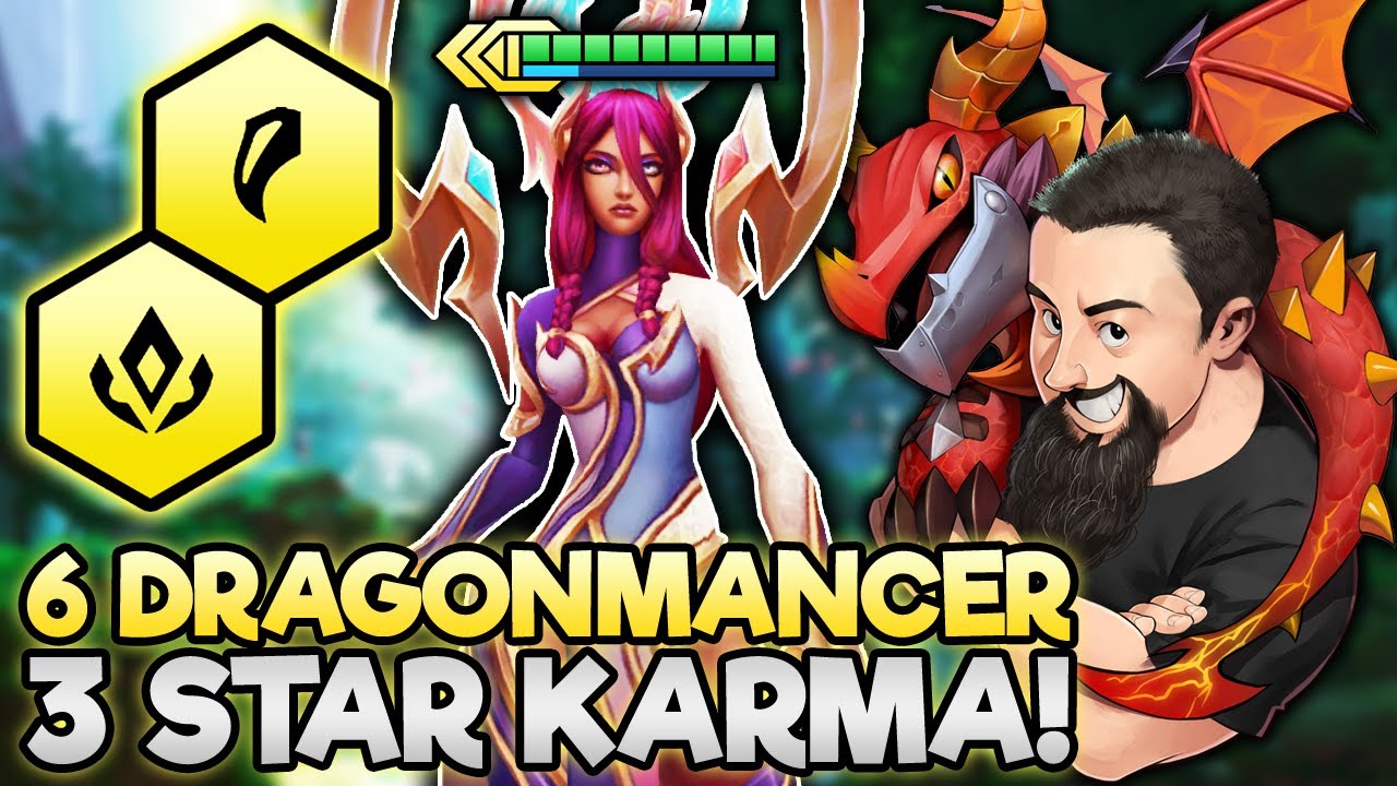 3 Star Karma - 6 Dragonmancer + 7 Jade Buffs!! | TFT Uncharted Realms | Teamfight Tactics