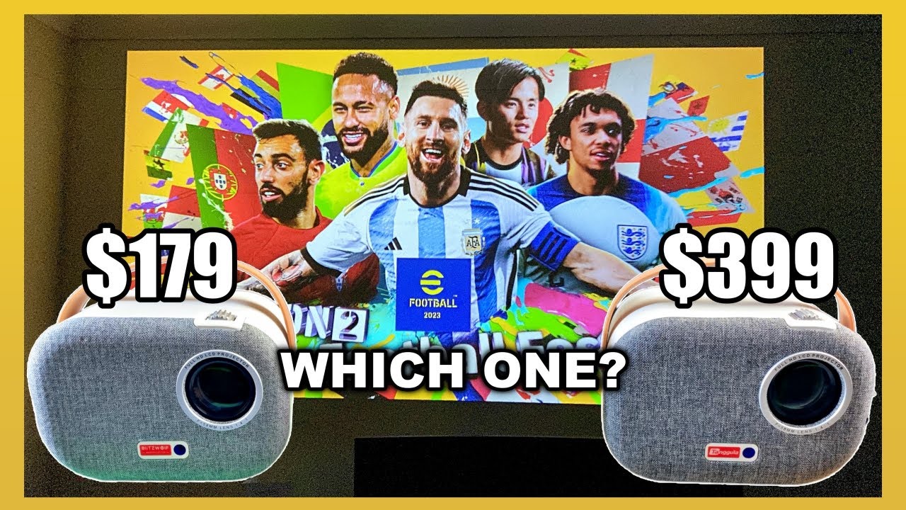 Blitzwolf BW-V2 vs Tanggula Y1 - LED Projector Comparison - Which one to Buy?
