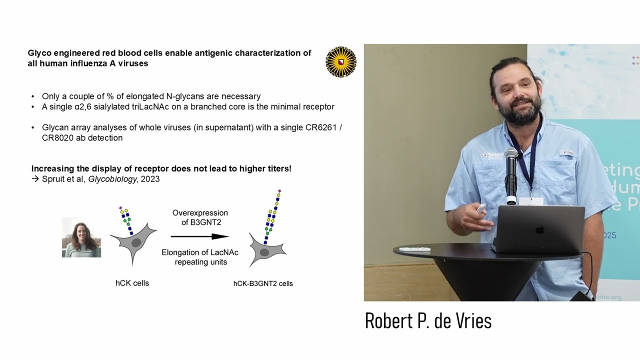 Robert P. de Vries - Human influenca A virus receptor binding evolution