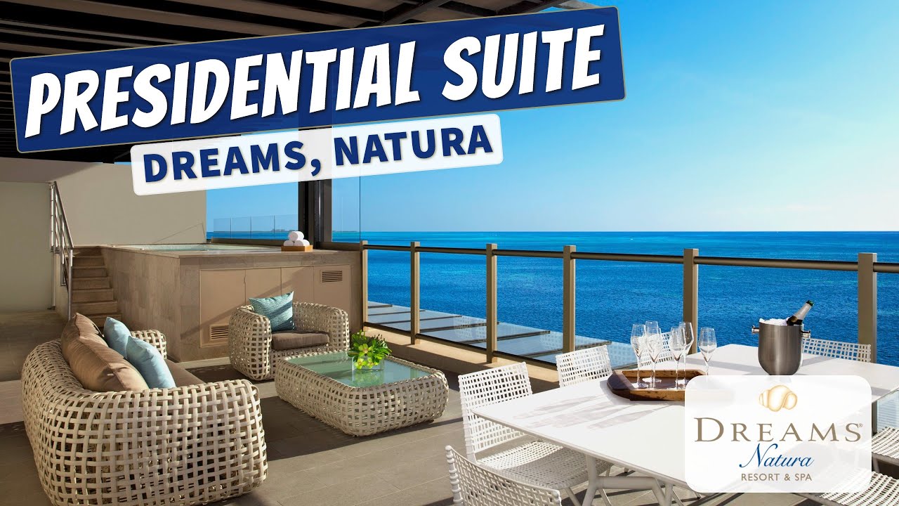 Presidential Suite Ocean Front | Dreams Natura Resort & Spa | Full Walkthrough Tour & Review | 4K