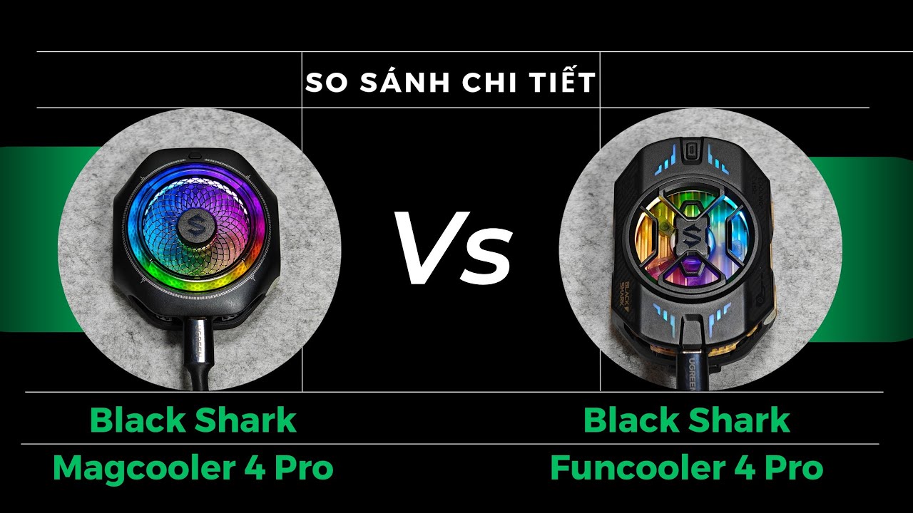 Black Shark Magcooler 4 Pro vs Funcooler 4 Pro: temperature comparison