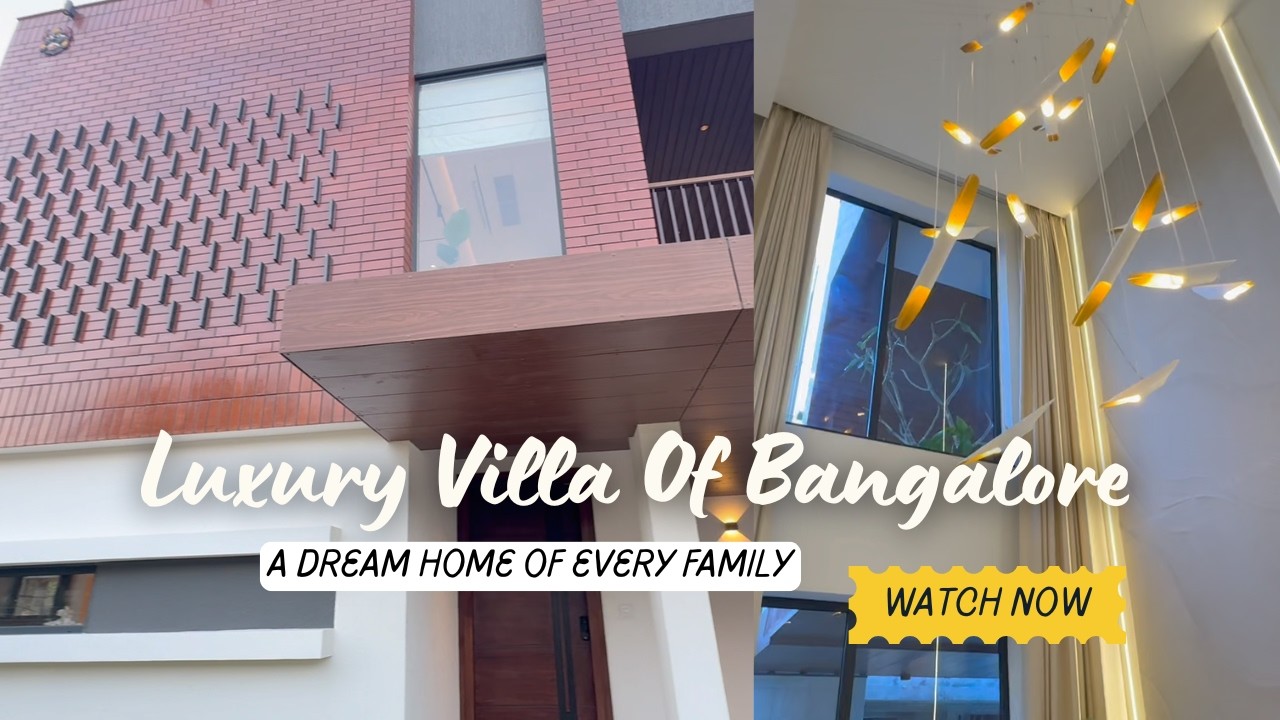 Beautiful 4BHK Villa In Bangalore For Sale