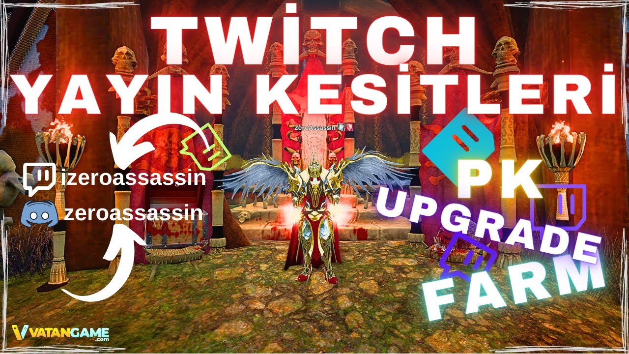 YAYIN KESİTLERİ | PK, FARM, UPGRADE, SOHBET | Rise Online | Twitch